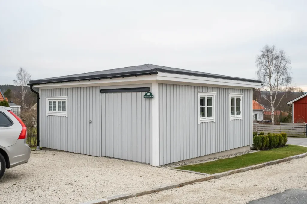 totalbyte av garagetak med ny takpapp i vallda kungsbacka